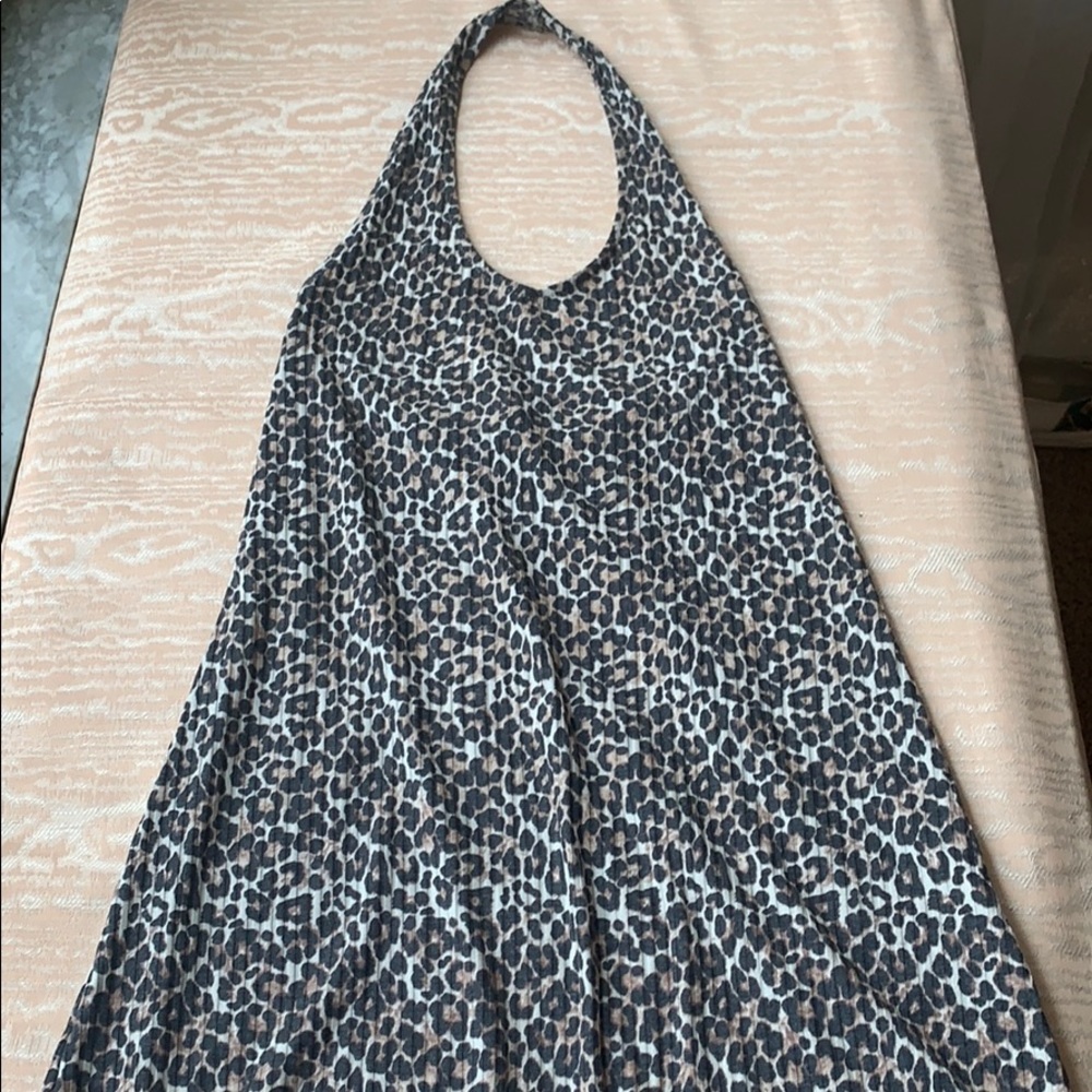 Cheetah Print Halter top dress